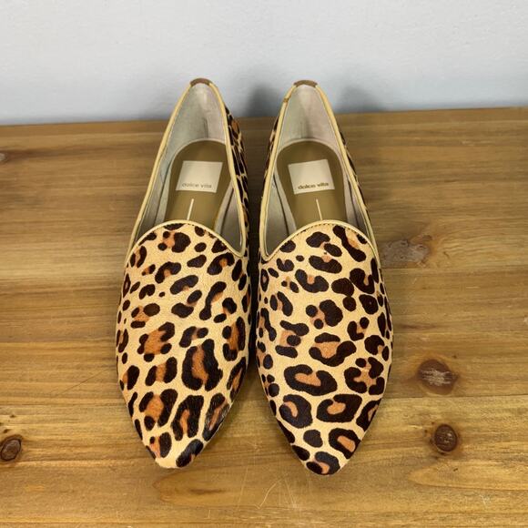 Dolce Vita Gail Loafers in Dark Leopard Women's Size 6.5 - Picture 2 of 9